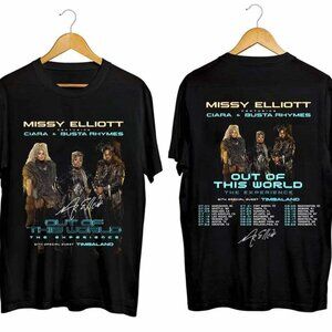 Missy Elliott Out Of This World 2024 Tour 2 Sided Retro Music Fan Collector 05